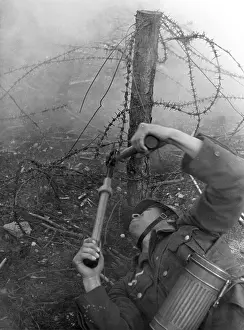 Apprentices: Engineer with wire cutters, 1938