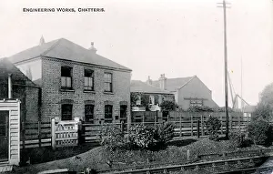 Wisbech: Engineering Works - by the Cambridge & Wisbech Railway