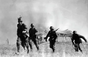 Baltics: Engineers of the Wehrmacht during attack on Eastern Front