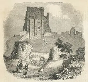 Corfe: ENGLAND/CORFE CASTLE1845