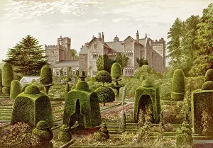 Topiary: ENGLAND/LEVENS HALL