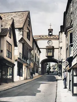 Andcolourisedpic: ENGLAND/TOTNES