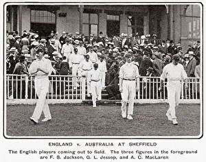 May25: England v. Australia at Sheffield, 1902