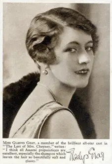 Glossy: English Actress Gladys Gray
