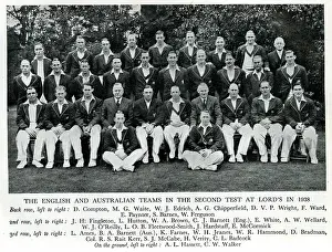 Blazers: English and Australian teams, second test at Lords