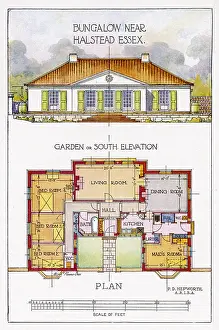 Blueprint: English Bungalow 1922