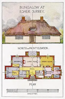 Blueprint: English Bungalow 1922