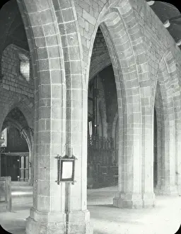 Asaph: English Cathedrals - St Asaph - Arches in the Nave