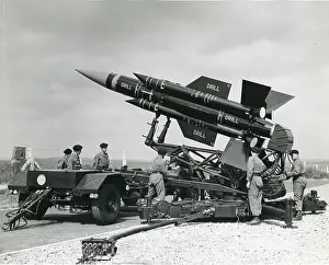 Guided: English Electric Thunderbird surface-to-air guided drill