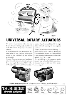 Actuators: English Electric Universal Rotary Actuators