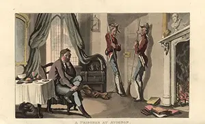 Mistakes: English gentleman held captive by two Papal guards