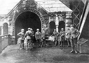 Posts: English guard posts at the Hohenzoller Bridge in Cologne