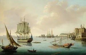 Serres: An English Man o'War, by John Thomas Serres