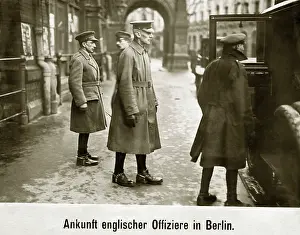 Disarmament: English officers in Berlin, 1920