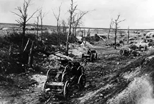 Canon: English position at the Western Front, 1918