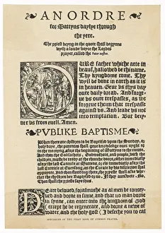 1549: ENGLISH PRAYER BOOK