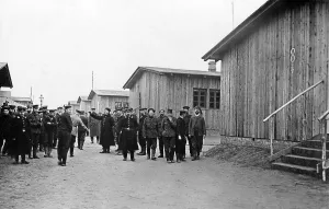 Brits: English prisoners of war in Dnberitz, 1915