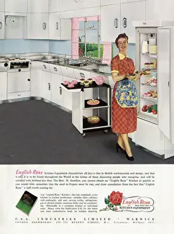 Pinny: English Rose kitchen advertisement