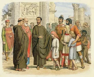 Angles: English slaves in Rome