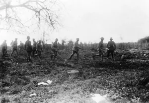 Kept: English soldiers captured at the front