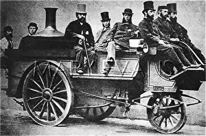 Bulky: ENGLISH STEAM-CAR 1862
