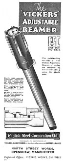 Reamers: English Steel - Vickers Adjustable Reamers