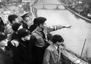 Koblenz: English students in Koblenz, 1937