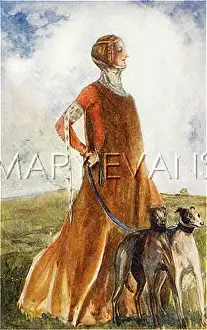 Tippet: ENGLISHWOMAN 1350