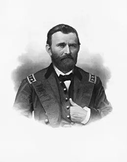 Hiram: An engraving of the 18th President of the United