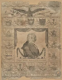 Federalism: Engraving by Amos Doolittle, with a portrait ?