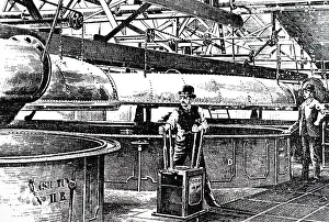 Mash: An engraving of BREWING: the mashing stage
