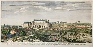 Amboise: Engraving, Chateau d'Amboise