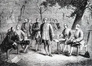 Impression: Engraving depicting an artist's impression of