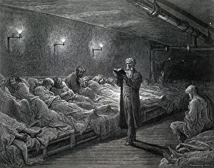 Smithfield: Engraving depicting a bible reader