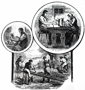 Gems: An engraving depicting Bohemian Garnets