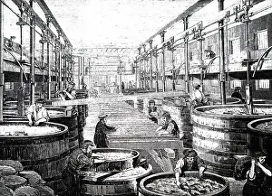 Paisley: An engraving depicting the Brown and Polson's