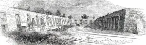 Coke: An engraving depicting coke ovens