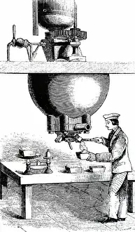 Bakery: An engraving depicting Dalglish's aerated bread