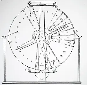 Diagram: Engraving depicting a diagram of the front of