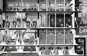 Edison: Engraving depicting the Edison Company's Brooklyn