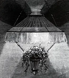 Fitting: Engraving depicting an electric light fitting