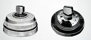 Switch: Engraving depicting an electric light switch