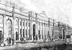 Lime: An engraving depicting the facade of Lime Street