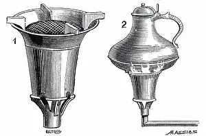 Contents: An engraving depicting a fitment which could be