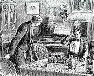 Aided: An engraving depicting a friendly game of Chess