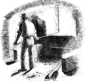 Gallowgate: An engraving depicting Gallowgate Lead Works