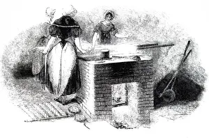 Gallowgate: An engraving depicting Gallowgate Lead Works