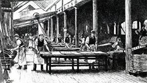 Biscuit: An engraving depicting the Huntley & Palmer's
