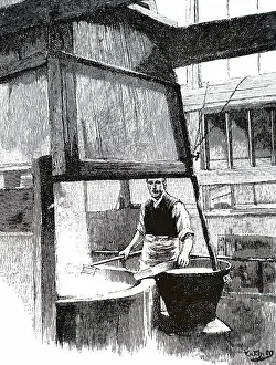 Biscuit: An engraving depicting the Huntley & Palmer's