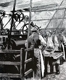 Biscuit: An engraving depicting the Huntley & Palmer's